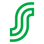 S-ryhmän logo. Vihreä s-kirjain.
